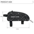 Bicycle Bag PU Rainproof Waterproof MTB Road Bike Top Tube Bag Portable Large Capacity Frame Pannier Outdoor Cycling Accessories