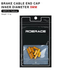 10Pcs/Lot Bicycle Derailleur Cable Housing End Cap Aluminum Alloy 4mm 5mm Bike Shift Brake Cable Ends Line Cap Wire Tube Plugs