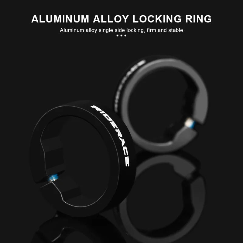 Bicycle Handlebar Cover Rubber Shockproof Anti-Slip Single-Sided Locking Mountain Bike Grips Ergonomic MTB Handle Bar Grips