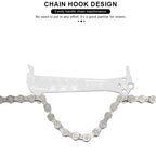 Bicycle Chain Wear Indicator Ruler Stainless Steel MTB Road Bike Chain Gauge Measurement Checker Repair Tool Replacement Tool