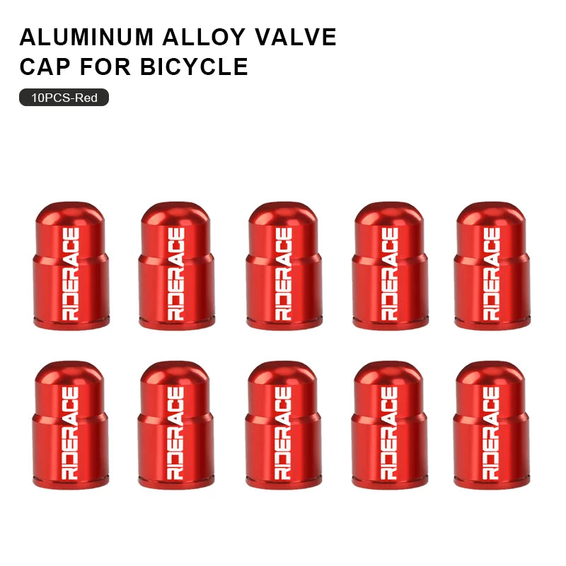 Bike Tire Valve Caps Waterproof Dustproof Aluminum Alloy Ultralight MTB Road Bicycle Tyre Gas Nozzle Cover For Av Schrader Valve