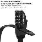3-Digit Password Helmet Lock Multipurpose Bicycle Lock Zip Tie Modifiable Password Anti-Theft Steel Password Lock Cable Tie