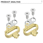 Mountain Bike Shoes Cleats for Shimano SPD Bicycle Shoe Pedal Clip MTB Pedal Cleats Multi-Release Spd Pedal Cycling Accessories