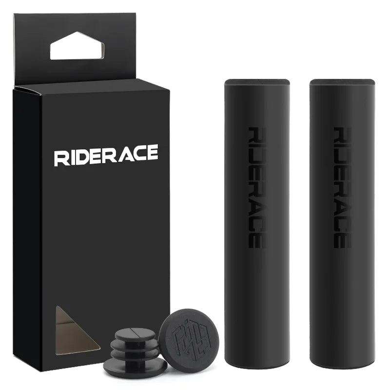 1Pair Bicycle Grips Silicone Sponge Soft Comfortable Mountain Bike Handlebar Cover Anti-Skid Shock-Absorbing MTB Accessories