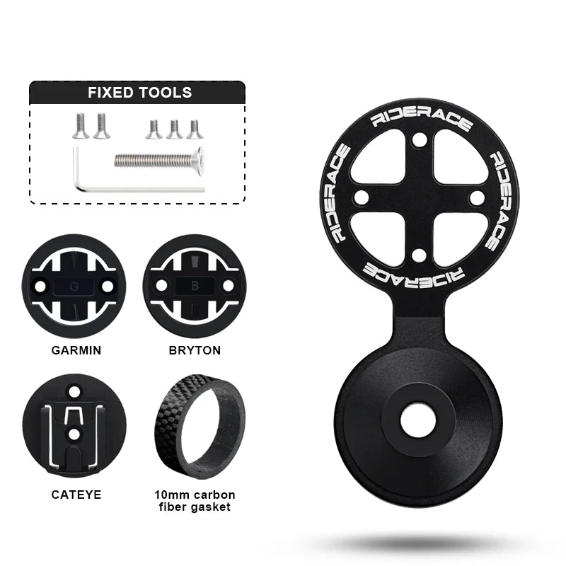 Bike Computer Mount For Garmin Edge Bryton Cateye Bicycle Headset Top Cap Stopwatch Speedometer Mount Bracket MTB Accessories