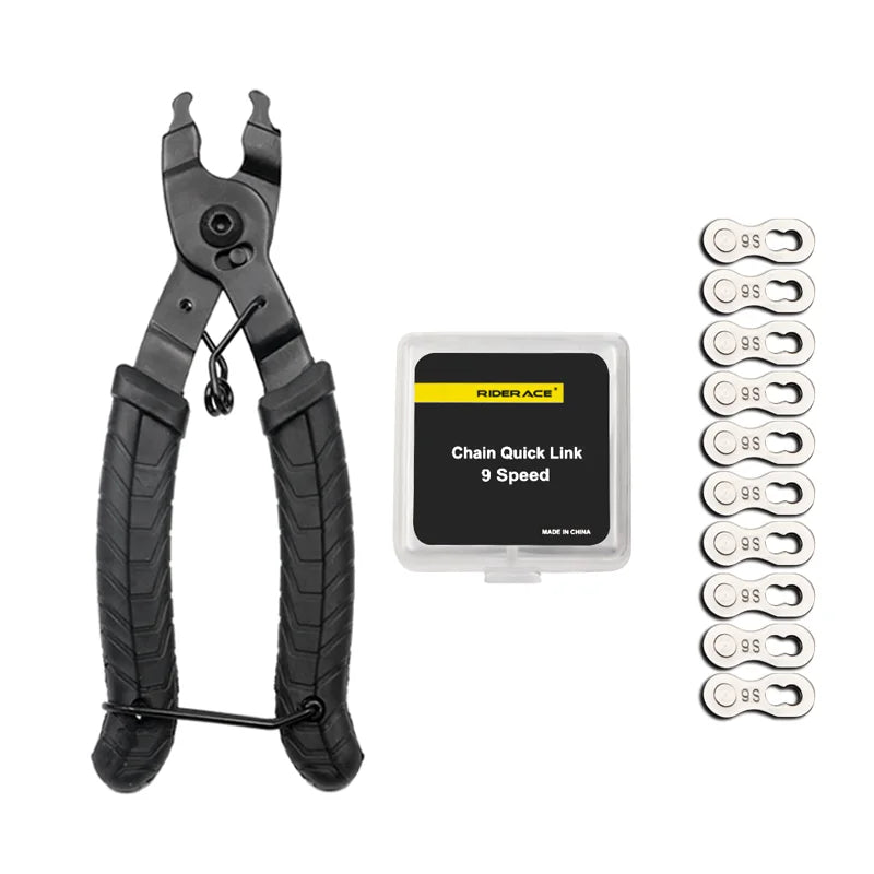 Bike Repair Tool Kit Bicycle Chain Breaker Splitter Cutter Chain Wear Checker For 6/7/8/9/10/11/12 Speed Joint Magic Buckle