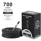 2Pcs Bicycle Inner Tube For AV FV Schrader Presta Valve 700C 18 23 25 28 32 35 43C 48/60mm Bike Inner Tube Cycling Accessories