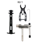 Bicycle Repair Tool Kits Bike Chain Measuring Ruler Crank Puller Extractor Chain Cutter Flywheel Remover Cycling Repair Parts