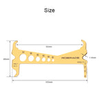 Bike Chain Wear Indicator Ruler Stainless Steel Bicycle Chain Wear Indicator Checker Cycling Chain Replacement Repair Tools