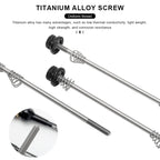 Ultralight Bicycle Quick Release Skewer Lever Titanium Ti Skewer MTB Road Bike Wheel Hub QR Skewers Security Cycling Accessories
