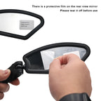Bicycle Rearview Mirror 360 Degree Rotatable Clear Wide Range Bike Handlebar Mirror For Electric Scooter Cycling Accessories