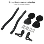 Bicycle Split Rest Handlebar Clip Aluminum Alloy Mountain Road Bike Long-Distance Race Bend Bar Straight TT Triathlon Extender