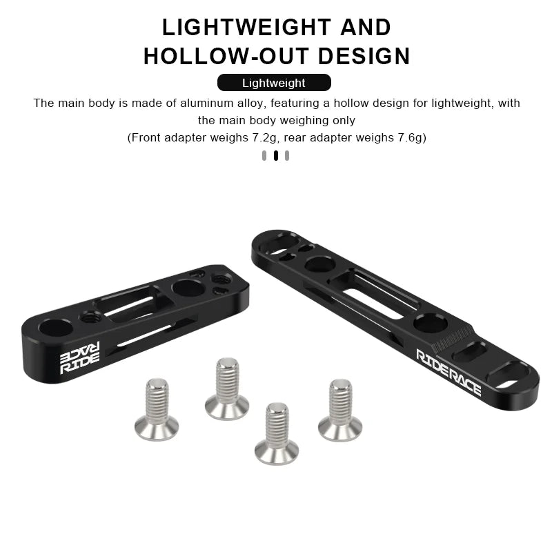 Bicycle Disc Brake 160mm Adapter Ultralight Aluminum Alloy Road Bike Disc Brake Converter Bracket For Front/Rear 140-160mm Rotor