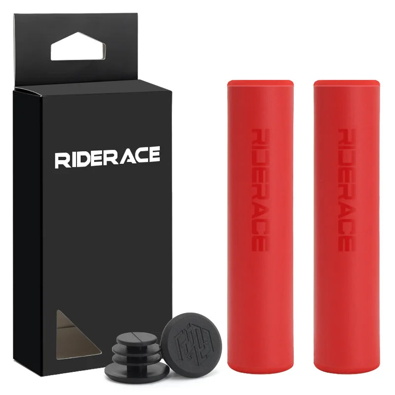 1Pair Bicycle Grips Silicone Sponge Soft Comfortable Mountain Bike Handlebar Cover Anti-Skid Shock-Absorbing MTB Accessories