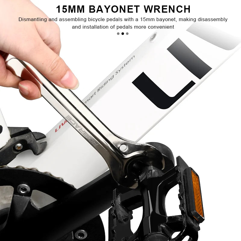 Bike Repair Spanner Tools Head Open Steel End Axle Hub Cone Wrench Portable Durable Spanners Cycling Repair Tools Accesories