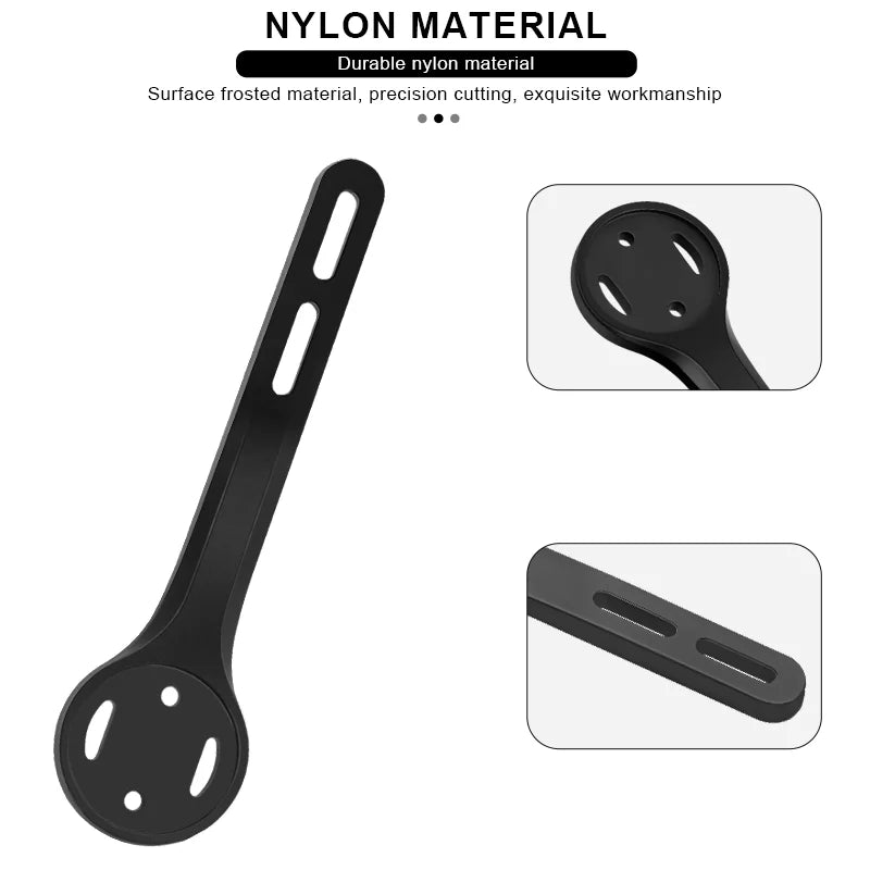 Bicycle Computer Mount Bracket Nylon Ultralight Bike Handlebar Stopwatch Speedometer Mount For Garmin Bryton Gopro Light Stand
