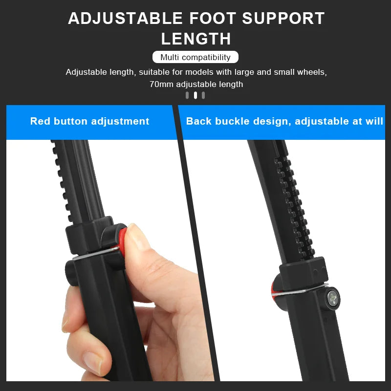 Adjustable Bicycle Kickstand Aluminum Alloy MTB Road Bike Kickstand Parking Rack Side Footrest Rack Support Cycling Accessories