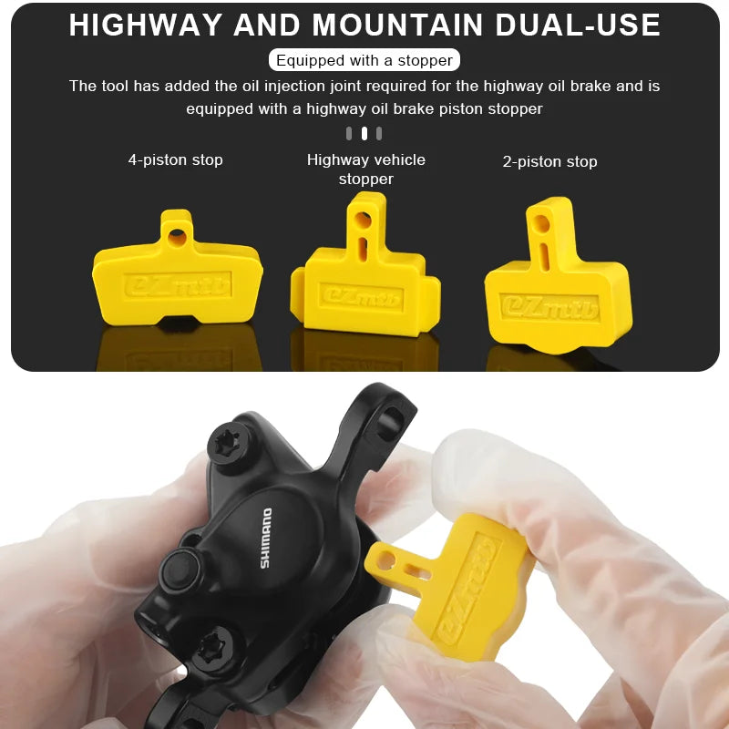 Bicycle Brake Oil Bleed Kit Tools For SHIMANO TEKTRO SRAM NUTT Series Bike Hydraulic Disc Brake Oil Bleed Kit Brake Repair Tools