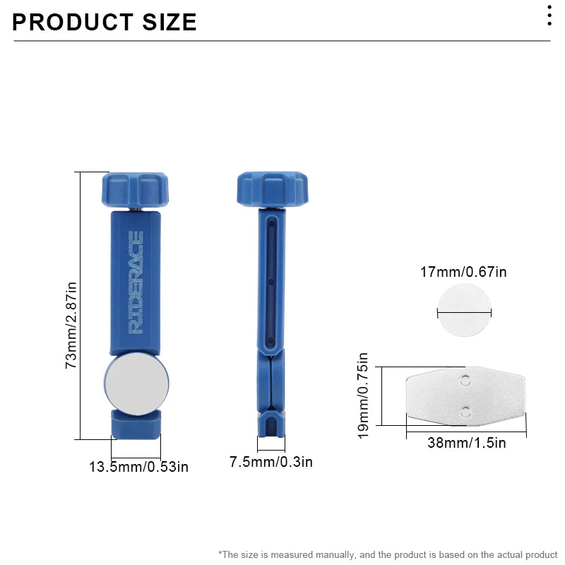 Bicycle Brake Pad Spreader Tool Durable Steel Rotatable Bike Caliper Piston Resetting Tool For Shimano/Sram Cycling Repair Tool