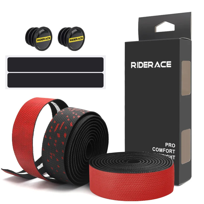 1Pair Road Bike Handlebar Tape Soft Comfortable Wrap Tape Bicycle Handlebar Tape PU EVA Durable Non-Slip Shock-Absorption