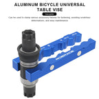 Universal Bicycle Vise Insert Clamp Tool Jaw Vice Worktable Bench Multifunction Fixtures Bike Hub Fork Pedal Tool Repair Clamp
