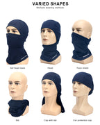 Winter Fleece Cycling Cap Warm Windproof Balaclava Bike Mask Scarf For Climbing Fishing Riding Full Face Mask Helmet Liner Caps