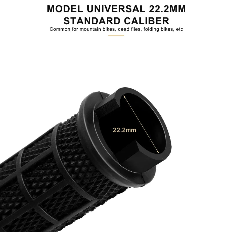 Bicycle Grips Ergonomic Soft Rubber Mountain Bike Handlebar Grips Anti-Skid Shockproof Comfortable Lockable Cycling Accessories