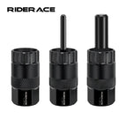 Bicycle Cassette Lockring Removal Tool CR-V Steel Bike Cassette Sprocket Sleeve Cassette Flywheel Sprocket Remover Repair Tools