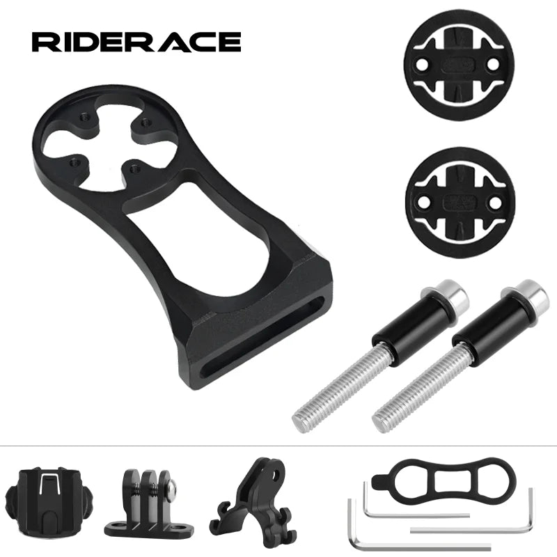 Bicycle Computer Camera Holder Cycling Handlebar Extension Mount MTB Road Bike Bracket For Garmin Bryton CATEYE GoPro