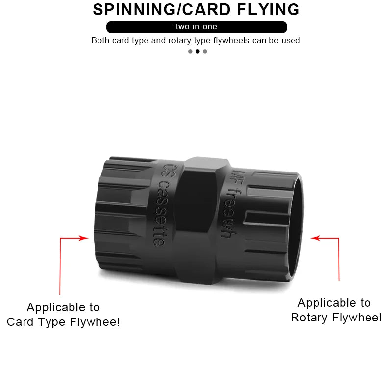 Bike Flywheel Removal Tool Kit Bicycle Flywheel Socket Tool High Strength Steel MTB Chain Whip Cassette Sprocket Remover Tool