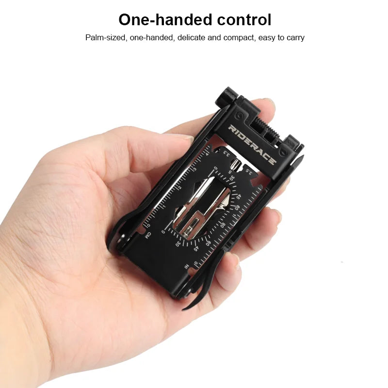 23 In 1 Bicycle Repair Tool Kit Multifunction Foldable CR-V Steel Hex Spoke Wrench Bike Repair Tool Screwdriver MTB Chain Cutter