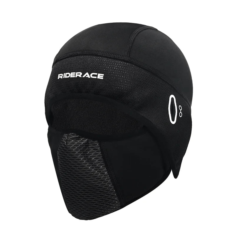 Cycling Face Mask With Glasses Hole Sun Protection Windproof Dustproof Balaclava Bike Full Face Cap Fleece Thermal Helmet Liner