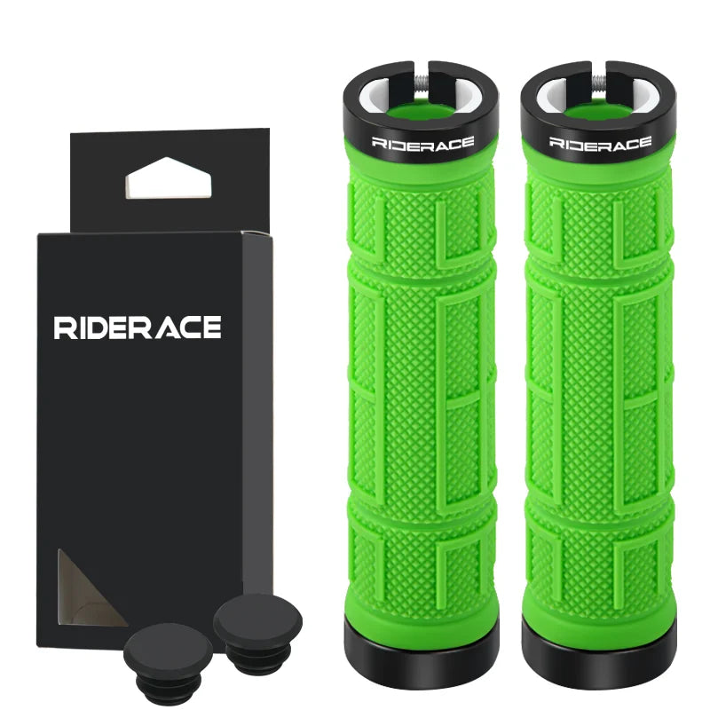 Bicycle Grips Ergonomic TPR Rubber Anti-Slip Shockproof Mountain Bike Handlebar Cover Durable Comfortable MTB Handle Cuffs