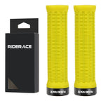 1Pair MTB Grips TPR Rubber Ergonomic Comfortable Mountain Bike Handlebar Grips Anti-Skid Shock-Absorbing Bicycle Handlebar Cover