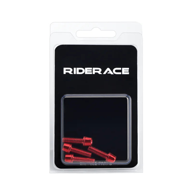 4Pcs/Set Bicycle Water Bottle Cage Screw M5*18mm Stainless Steel Hex Socket Screws Air Pump Bracket Fixed Bolts Bike Accessories