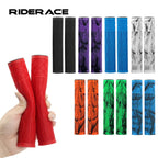 Bicycle Handlebar Grips Rubber Soft Non-Slip Shockproof Mountain Bike Handlebar Cover Lengthening Thickening Cycling Accessories