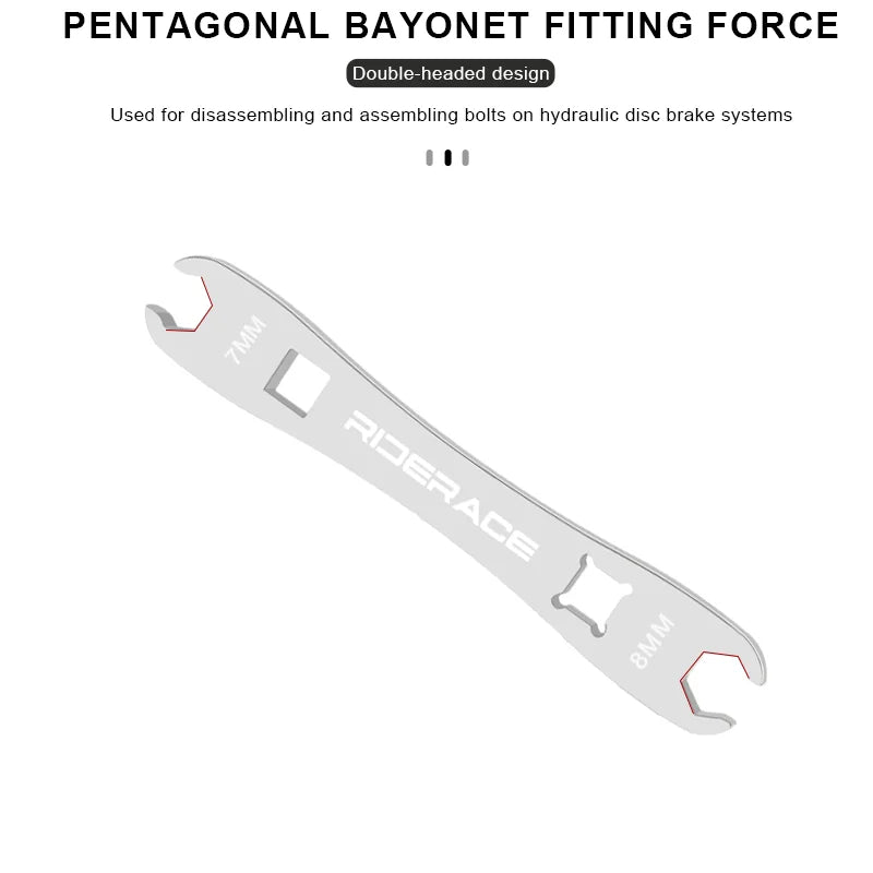 Bike Disc Brake Cable Wrench 7/8mm Bicycle Hydraulic Disc Oil Brake Pipe Locking Screw Wrench Cycling Brake Locking Repair Tools