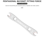 Bike Disc Brake Cable Wrench 7/8mm Bicycle Hydraulic Disc Oil Brake Pipe Locking Screw Wrench Cycling Brake Locking Repair Tools