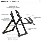 Bicycle Foldable Wheel Rim Adjusting Corrector Platform MTB Road Bike Hub Repair Tool Cycling Home Machinery Repairing Tool