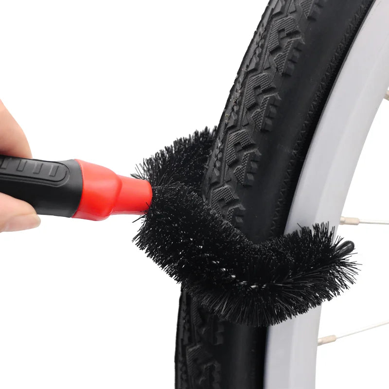 Bicycle Cleaning Brush Outdoor Sports Riding Wash Tools Portable MTB Road Bike Tyre Wheel Wash Cleaning Brush Maintenance Tool