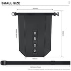 New Bicycle Fork Bag Waterproof Bike Front Fork Bag Aluminum Alloy Front Fork Shelf Portable Cycling Rear Seat Trunk Pannier