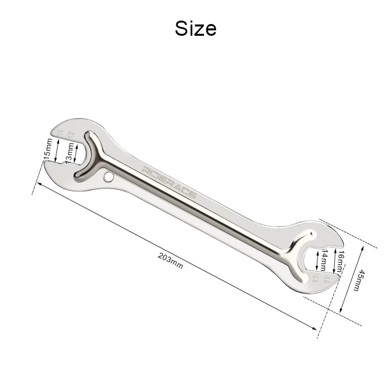 Bike Repair Spanner Tools Head Open Steel End Axle Hub Cone Wrench Portable Durable Spanners Cycling Repair Tools Accesories