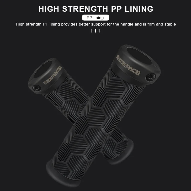 New Bike Handlebar Grips Rubber Bicycle Grip Soft Comfortable MTB Handle Bar Cover Anti Slip Shock-Absorbing Cycling Parts