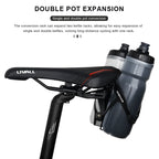 Bicycle Bottle Cages Rack Adapter Bike Saddle Extension Bracket Drink Cup Cage Adapter Lightweight Universal Cycling Accessories