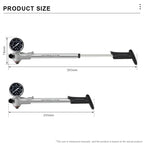 300PSI High Pressure Bicycle Pump With Gauge For Fork Suspension Shock Absorber Bike Air Inflator Hand Pump Schrader Valve