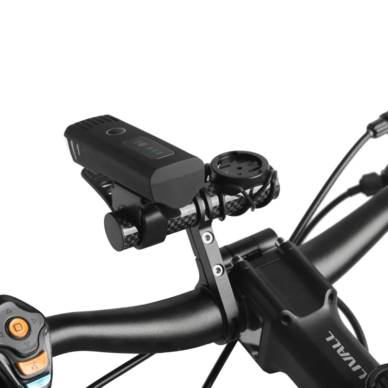 Bicycle Handle Bars Bracket Aluminum Alloys Carbon Fiber Stands Bike Headlight Computers Support Holders Cycling Extend Brackets