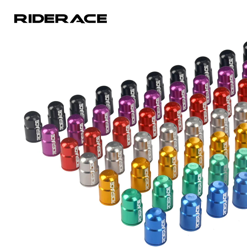 Bike Tire Valve Caps Waterproof Dustproof Aluminum Alloy Ultralight MTB Road Bicycle Tyre Gas Nozzle Cover For Av Schrader Valve