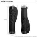 1 Pair Bicycle Grips Aluminum Alloy Dual Lock Ring Mountain Bike Handlebar Grips Ergonomic Comfortable Non-Slip Shockproof