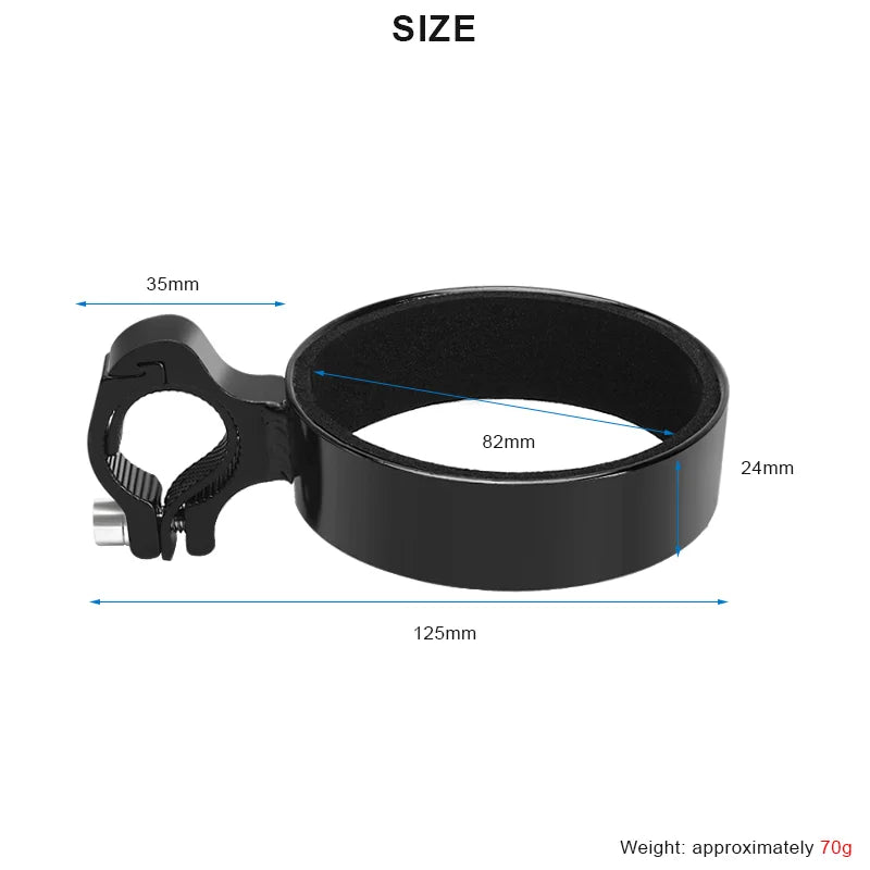 Bicycle Bottle Cup Holder Aluminum Alloy Mountain Road Bike Water Bottle Rack MTB Handlebar Coffee Drink Cup Mount Stand Bracket