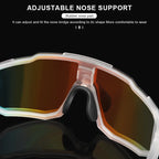 Cycling Glasses UV400 Protection Bicycle Sunglasses Photochromic Polarised Lens Eyewear Outdoor Riding Goggles For Men Women